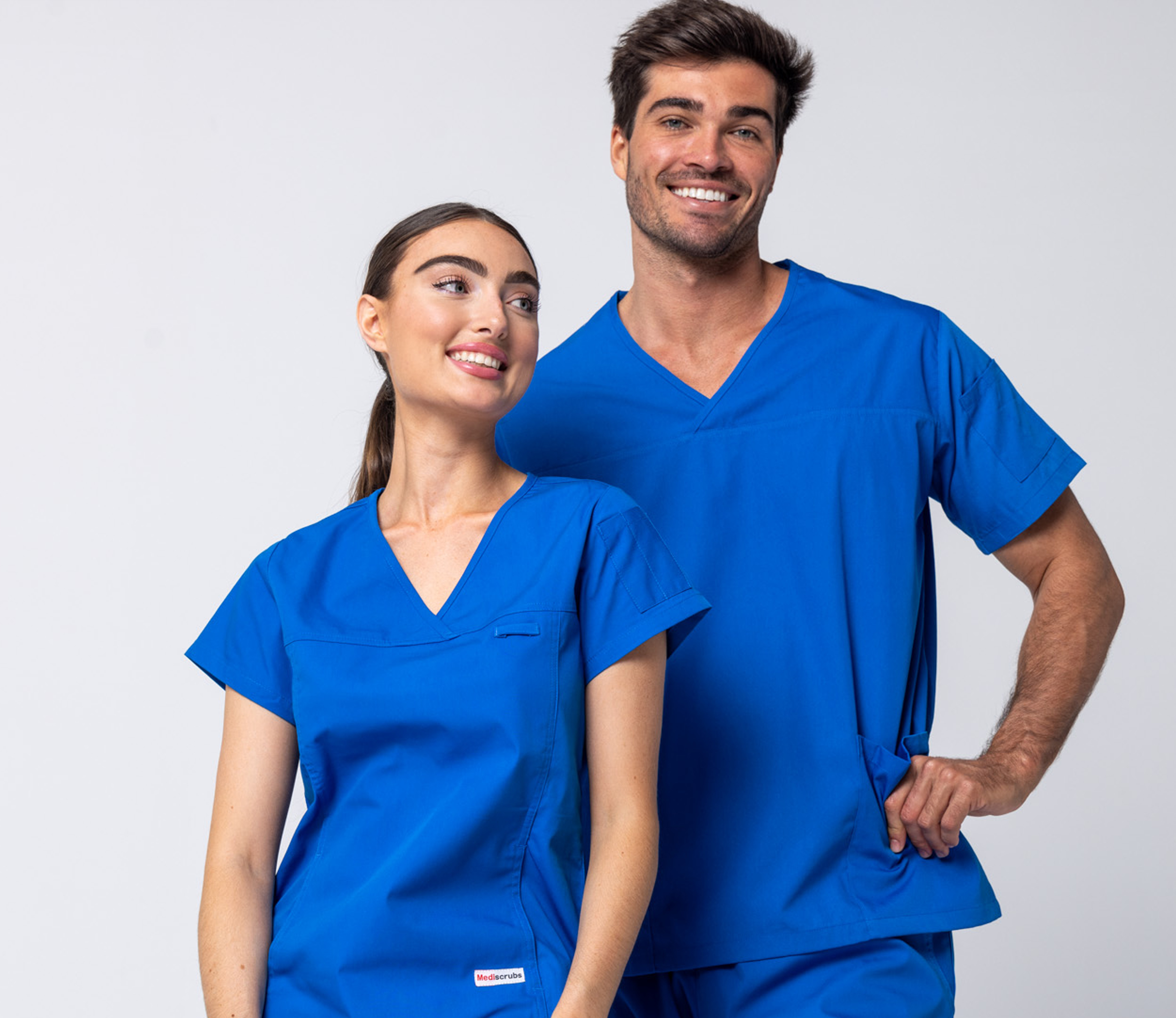 Our scrubs offer all-day comfort with a professional look, perfect for long shifts